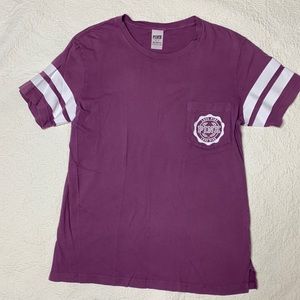 PINK T SHIRT WITH POCKET